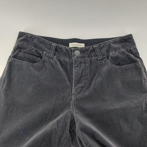 Coldwater Creek Velour Faded Black Pants with Pockets Size 8 - Picture 13 of 15